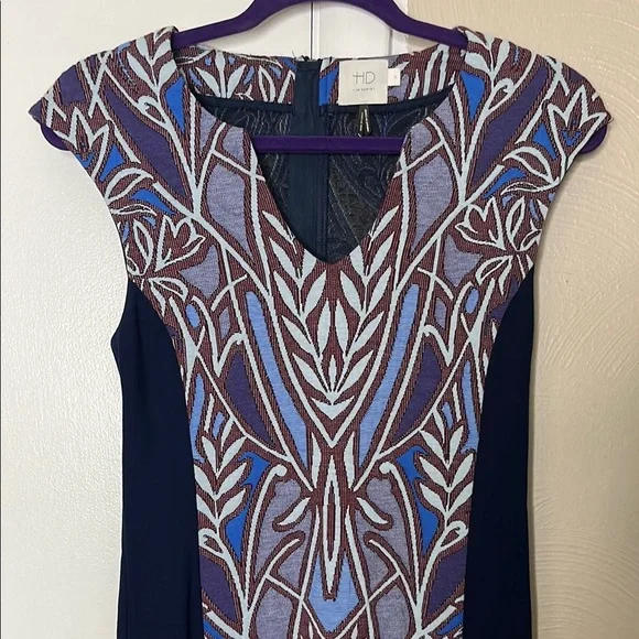 HD in Paris | Dresses | Hd In Paris Anthropologie Blue Pencil Dress |  Poshmark